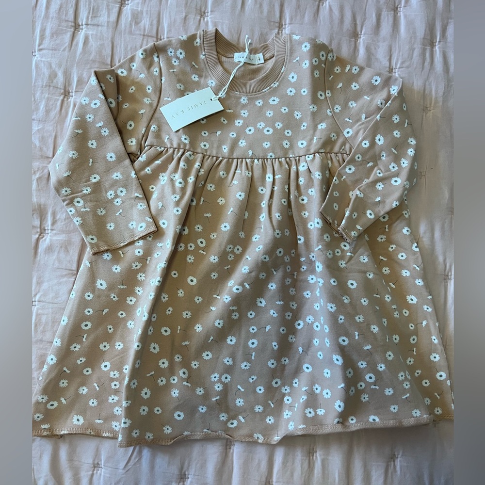 Jamie Kay Daisy Charlotte sweat dress 4Y NWT